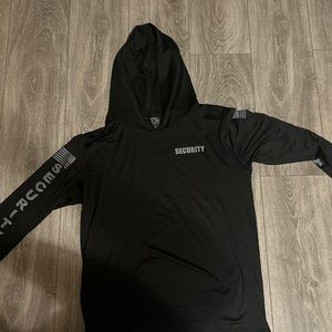 13 fifty apparel security hoodie size M male security logo on arms and back